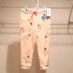 Carter's Fruit Sweatpants NWT